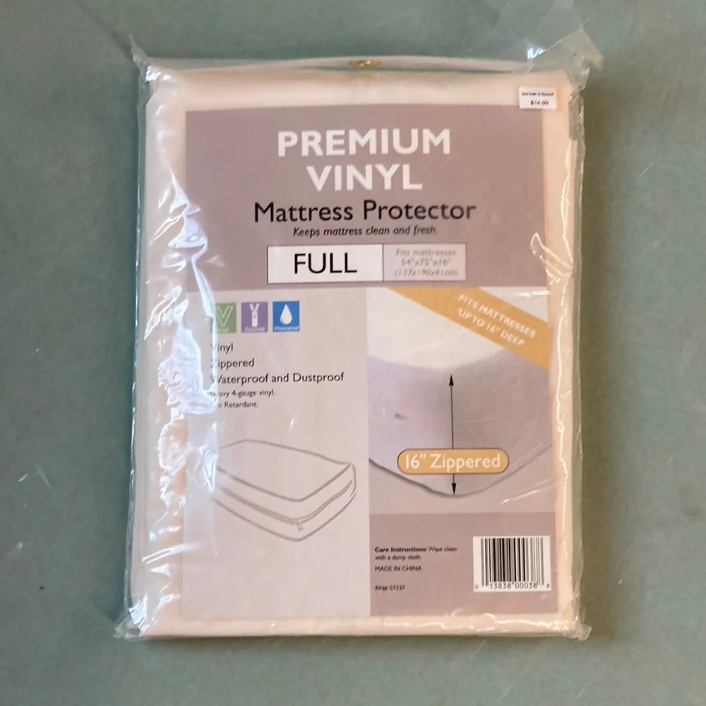 Vinyl Mattress Protector - Full
